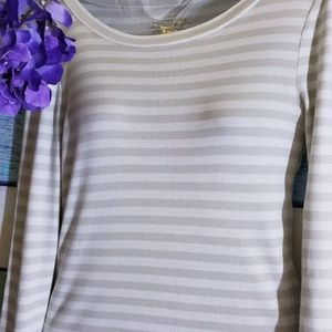 Women's J. Crew striped long sleeve